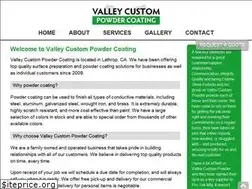 Sites similar to valleycustompowdercoating.com