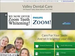 Sites similar to valleydentalmethuen.com