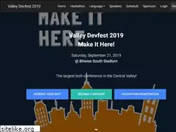 Sites similar to valleydevfest.com