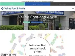 Sites similar to valleyfootandankle.org