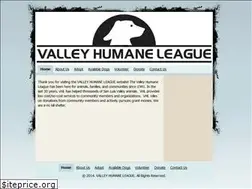 Sites similar to valleyhumaneleague.com