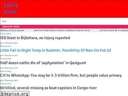 Sites similar to valleynews.in