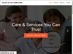 Sites similar to valleyofjoyhomecare.com