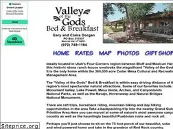 Sites similar to valleyofthegodsbandb.com