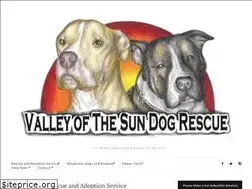 Sites similar to valleyofthesundogrescue.org