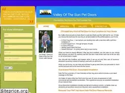 Sites similar to valleyofthesunpetdoors.com