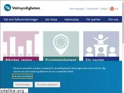 Sites similar to valmyndigheten.se