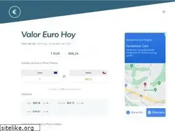 Sites similar to valor-euro.cl