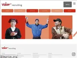Sites similar to valor-recruit.jp