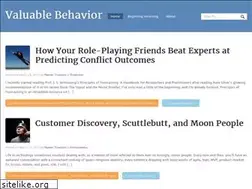 Sites similar to valuablebehavior.com