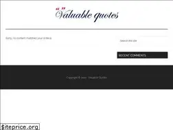 Sites similar to valuablequotes.com