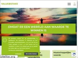 Sites similar to valueatstake.nl