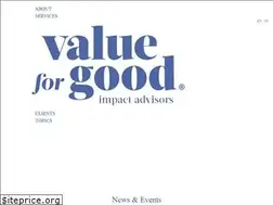 Sites similar to valueforgood.com