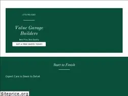 Sites similar to valuegaragebuilders.com