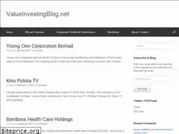 Sites similar to valueinvestingblog.net