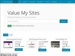 Sites similar to valuemysites.co