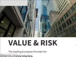 Sites similar to valuerisk.com