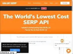 Sites similar to valueserp.com
