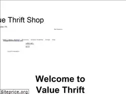 Sites similar to valuethriftshop.com