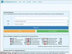 Sites similar to valutakalkulator.net