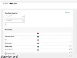 Sites similar to valutakurser.dk