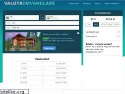 Sites similar to valutaomvandlare.com