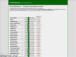 Sites similar to valuuttalaskuri.org