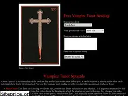 Sites similar to vampiretarot.com