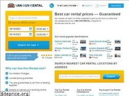 Sites similar to van-suv-rental.com