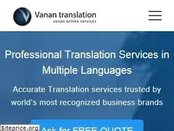 Sites similar to vanantranslation.com