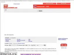 Sites similar to vancouver.freeadsincanada.com