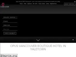 Sites similar to vancouver.opushotel.com