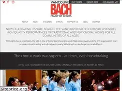 Sites similar to vancouverbachchoir.com