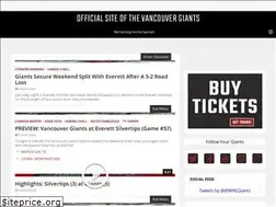 Sites similar to vancouvergiants.com