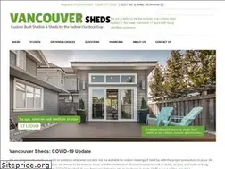 Sites similar to vancouversheds.ca