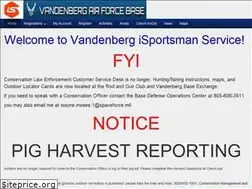 Sites similar to vandenberg.isportsman.net