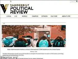Sites similar to vanderbiltpoliticalreview.com