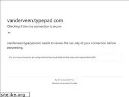 Sites similar to vanderveen.typepad.com