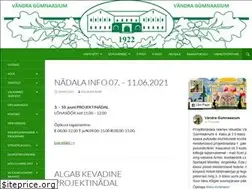 Sites similar to vandragumnaasium.edu.ee