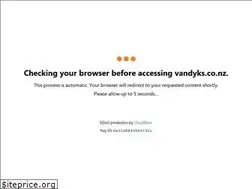 Sites similar to vandyks.co.nz