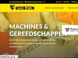 Sites similar to vaneijkmachines.nl