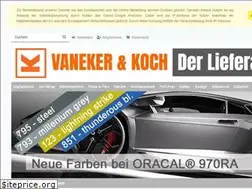Sites similar to vaneker-koch.de