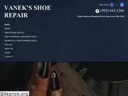 Sites similar to vanekshoerepair.com