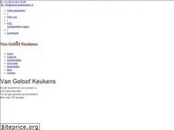 Sites similar to vangeloofkeukens.nl