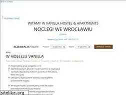 Sites similar to vanillahostel.pl