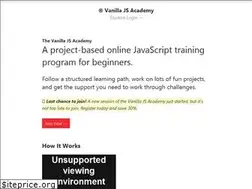 Sites similar to vanillajsacademy.com