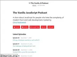 Sites similar to vanillajspodcast.com