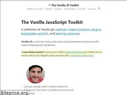 Sites similar to vanillajstoolkit.com