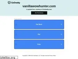 Sites similar to vanillawowhunter.com
