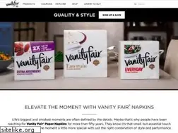 Sites similar to vanityfairnapkins.com